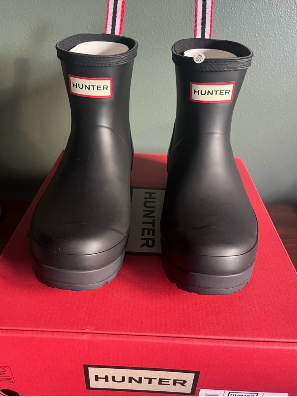 Hunter original Short Waterproof Rain Boots size 7 NIB
